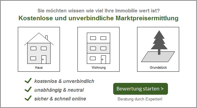 Kostenlose Marktpreisermittlung online und/oder vor Ort